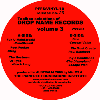Drop Name Records Volume' 3 VARIOUS ARTISTS, 2009